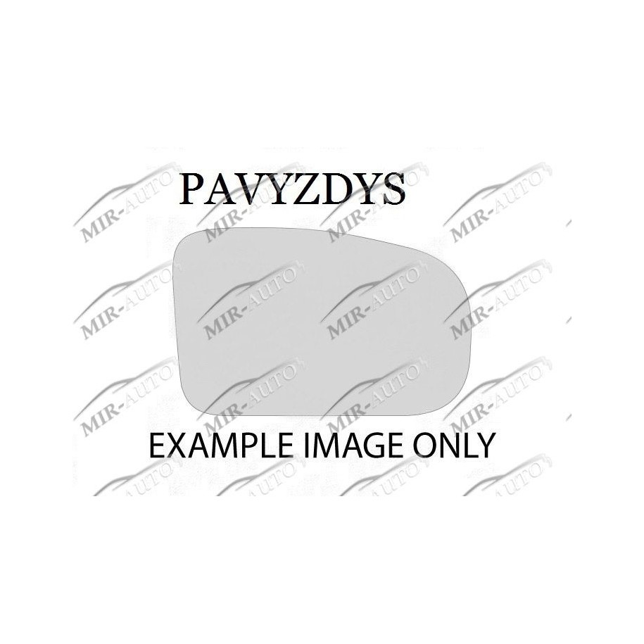 Išorinio veidrodžio stiklas