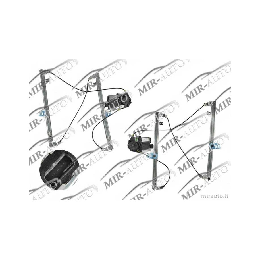 Power Window Regulator W/O Motor