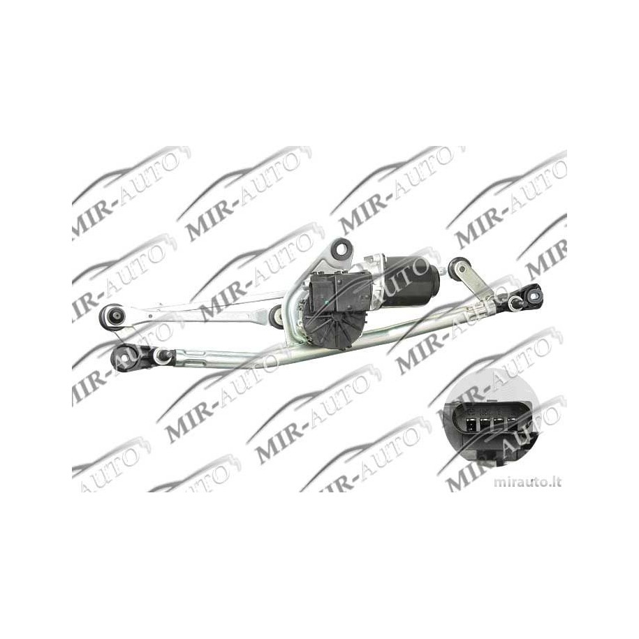 Wiper Mechanism With Motor