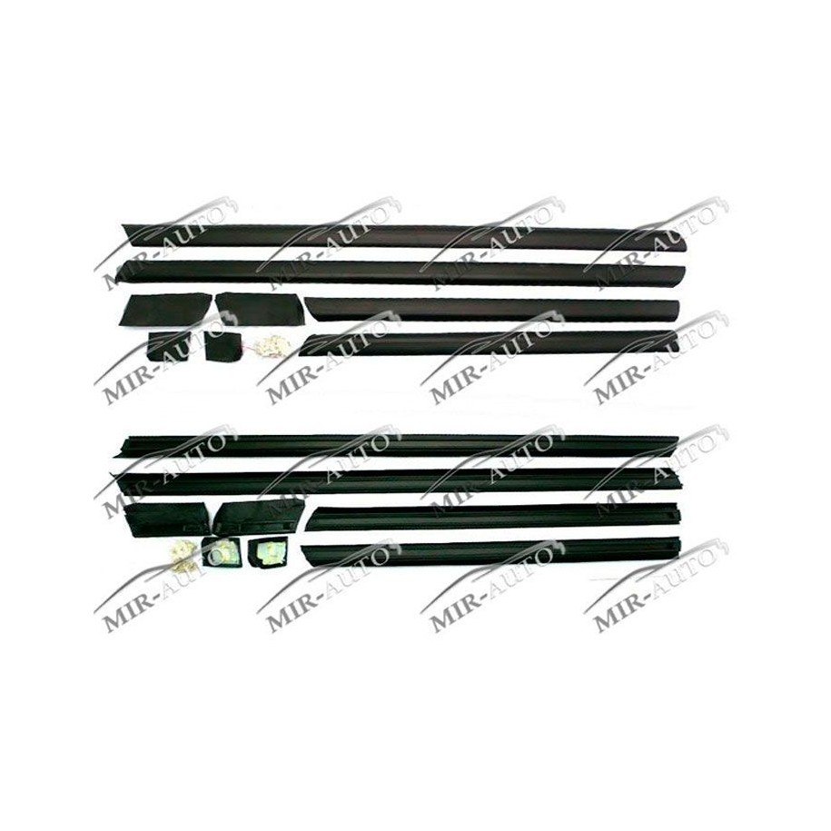 The lower door moldings set of 4 pieces