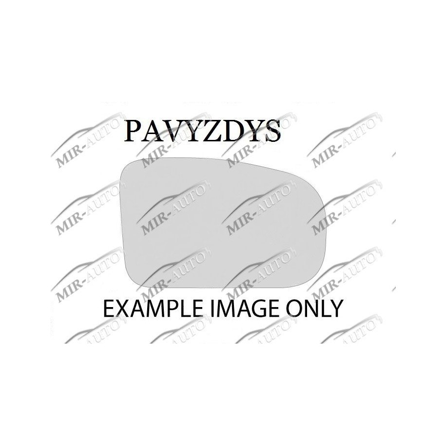 Universal door mirror glass