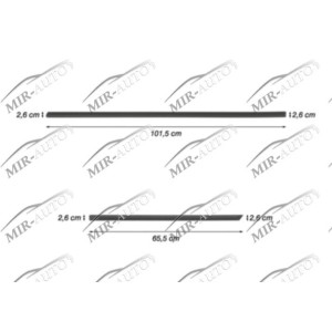 Šoninių juostų komplektas