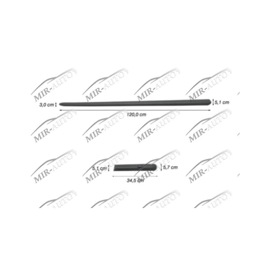 Side mouldings set