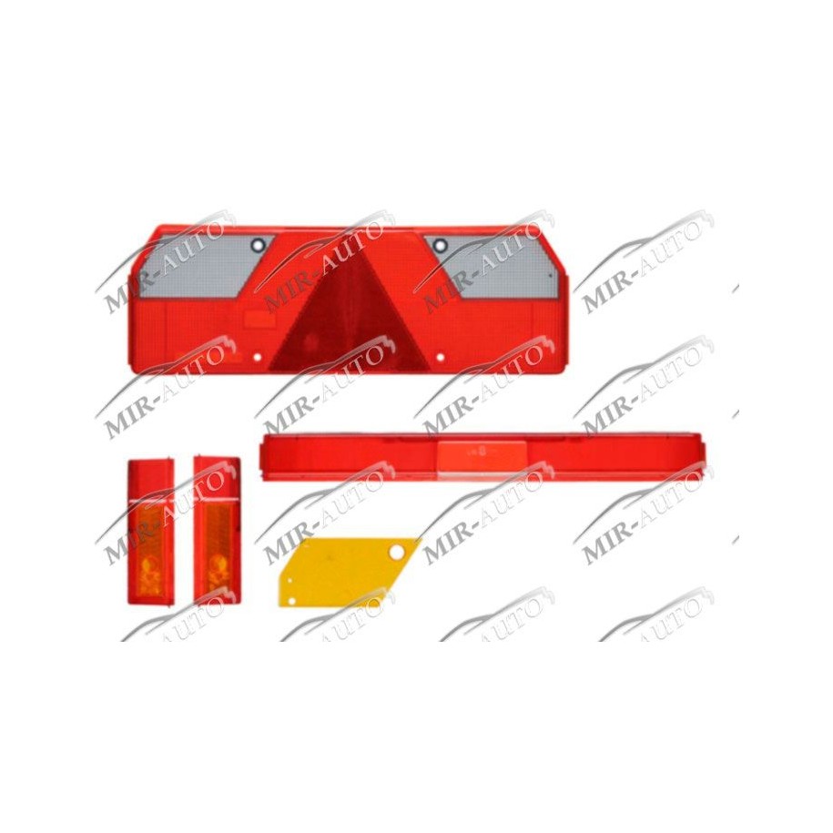 Tail light lens