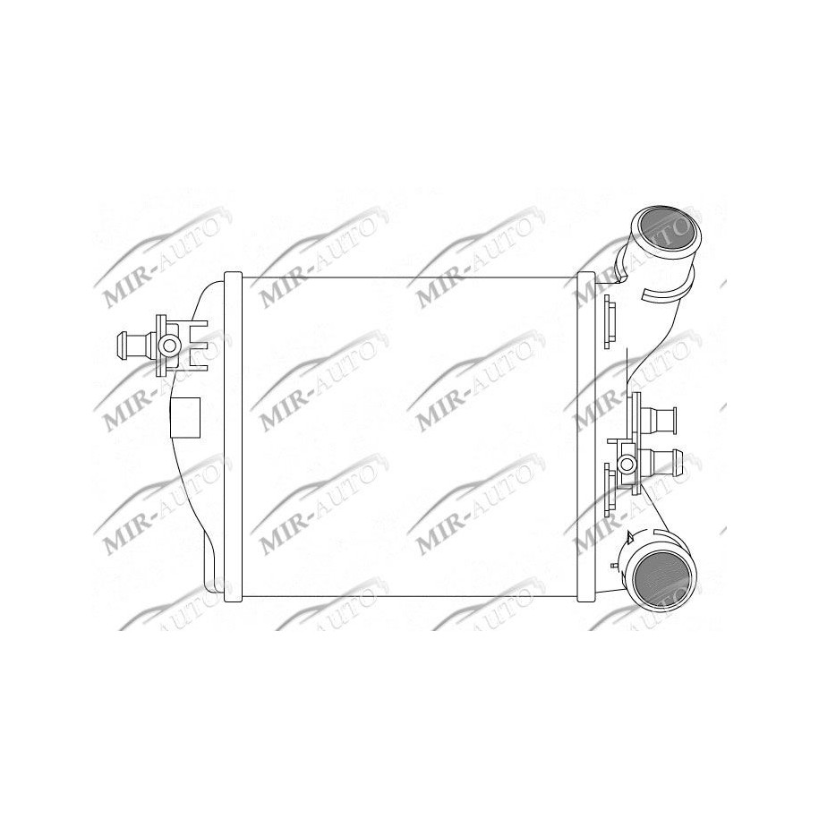 Интеркулер правый