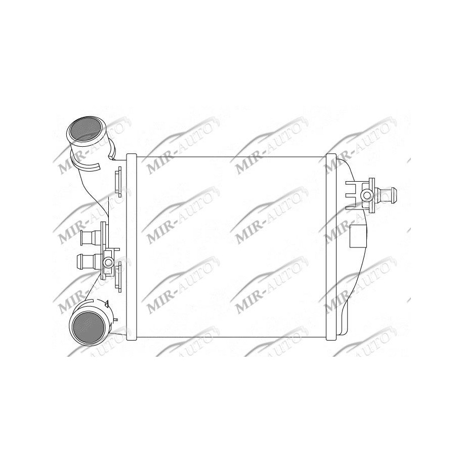 Интеркулер левый