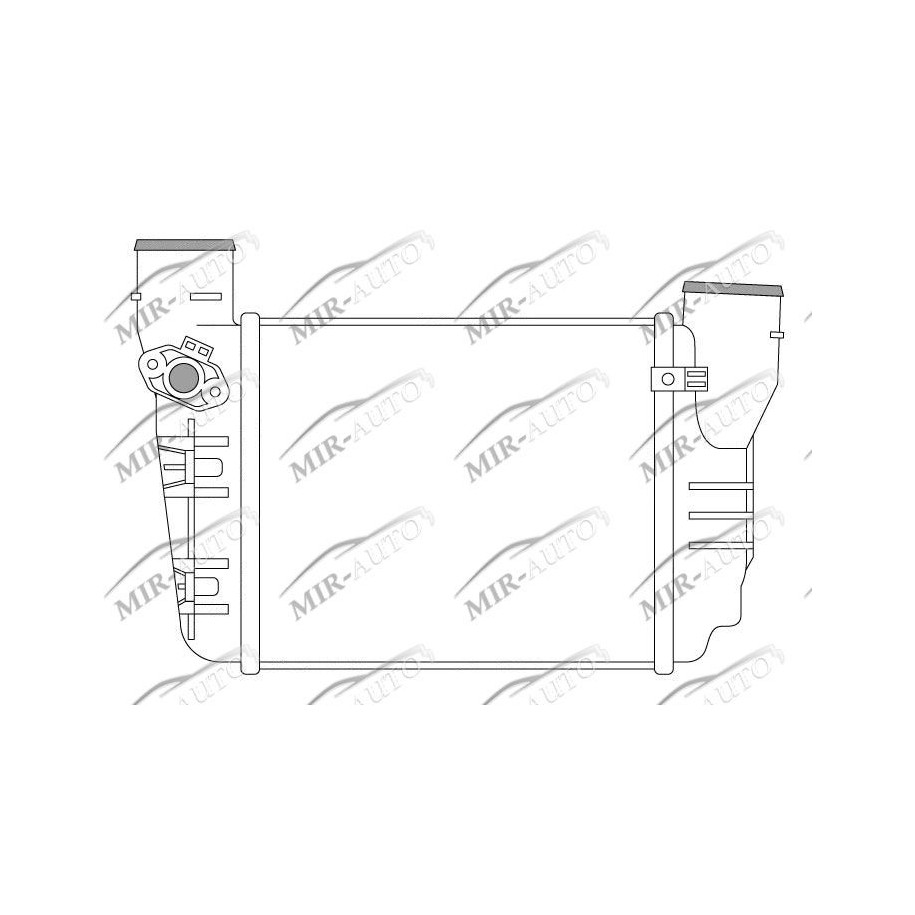 Интеркулер левый