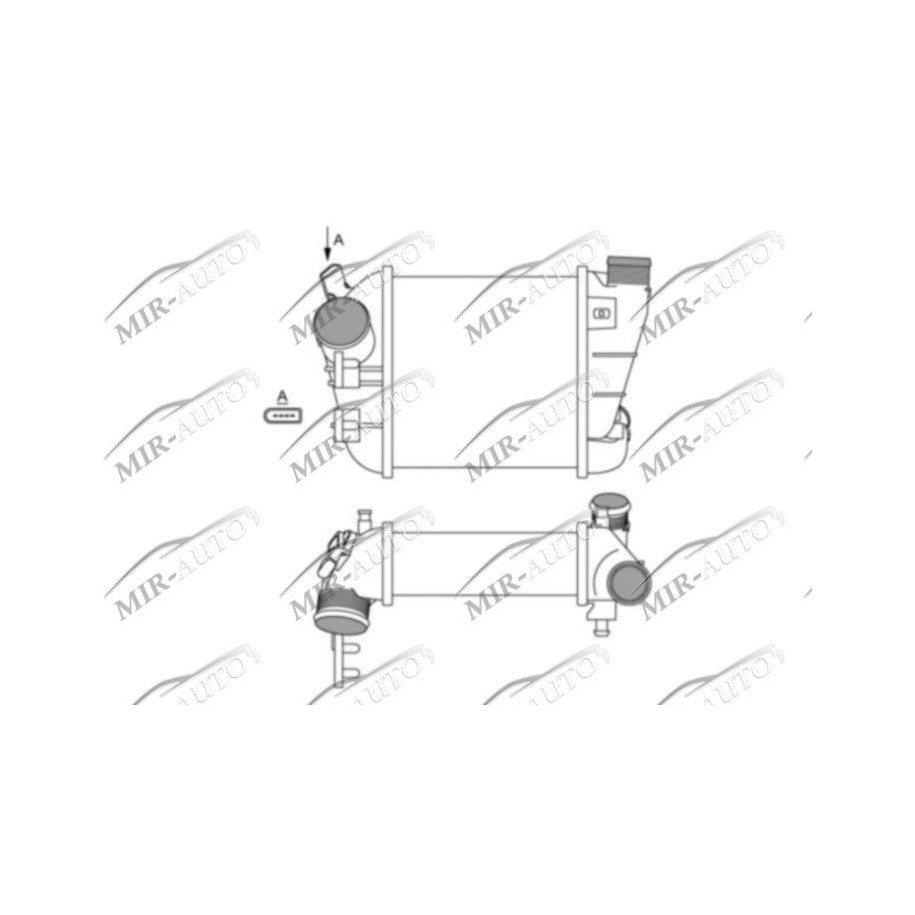 Интеркулер левый