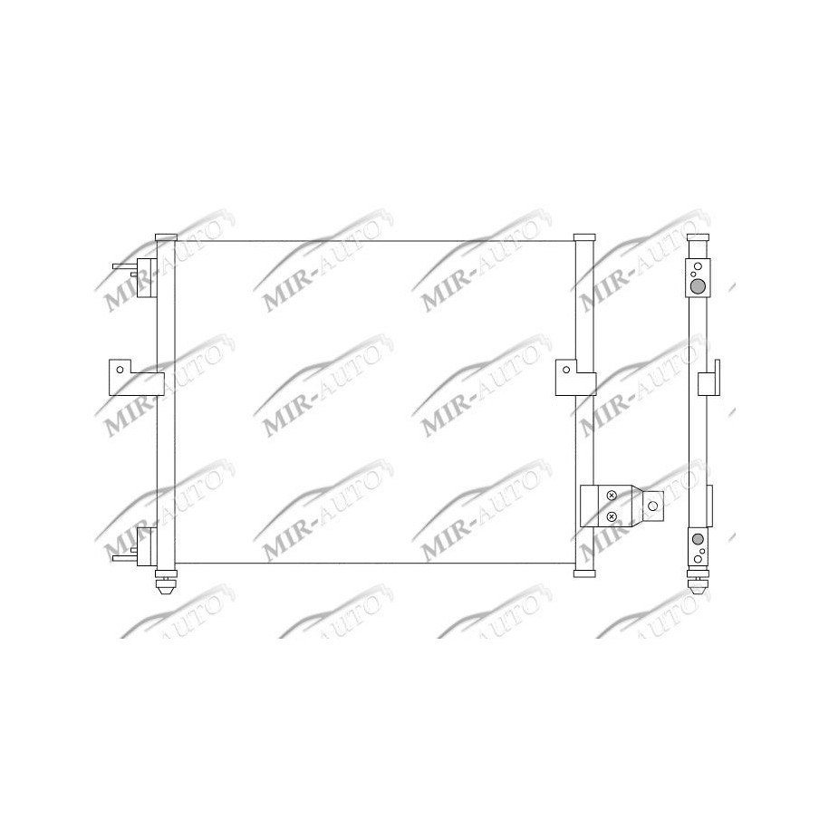 AC condenser without receiver drier
