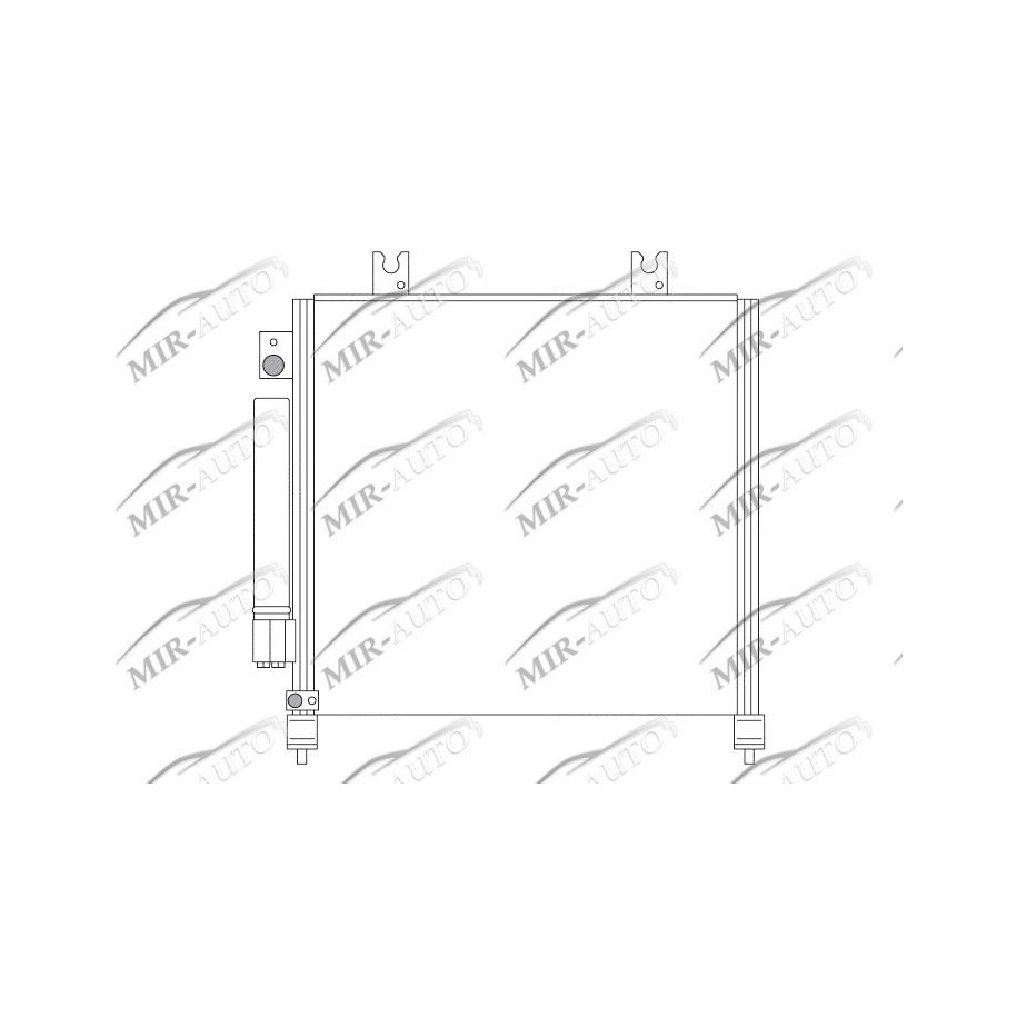 AC condenser without receiver drier