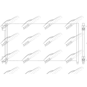 AC condenser without receiver drier