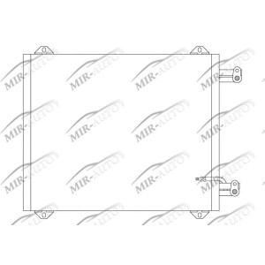 AC condenser without receiver drier