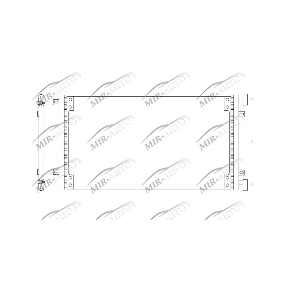 AC condenser without receiver drier
