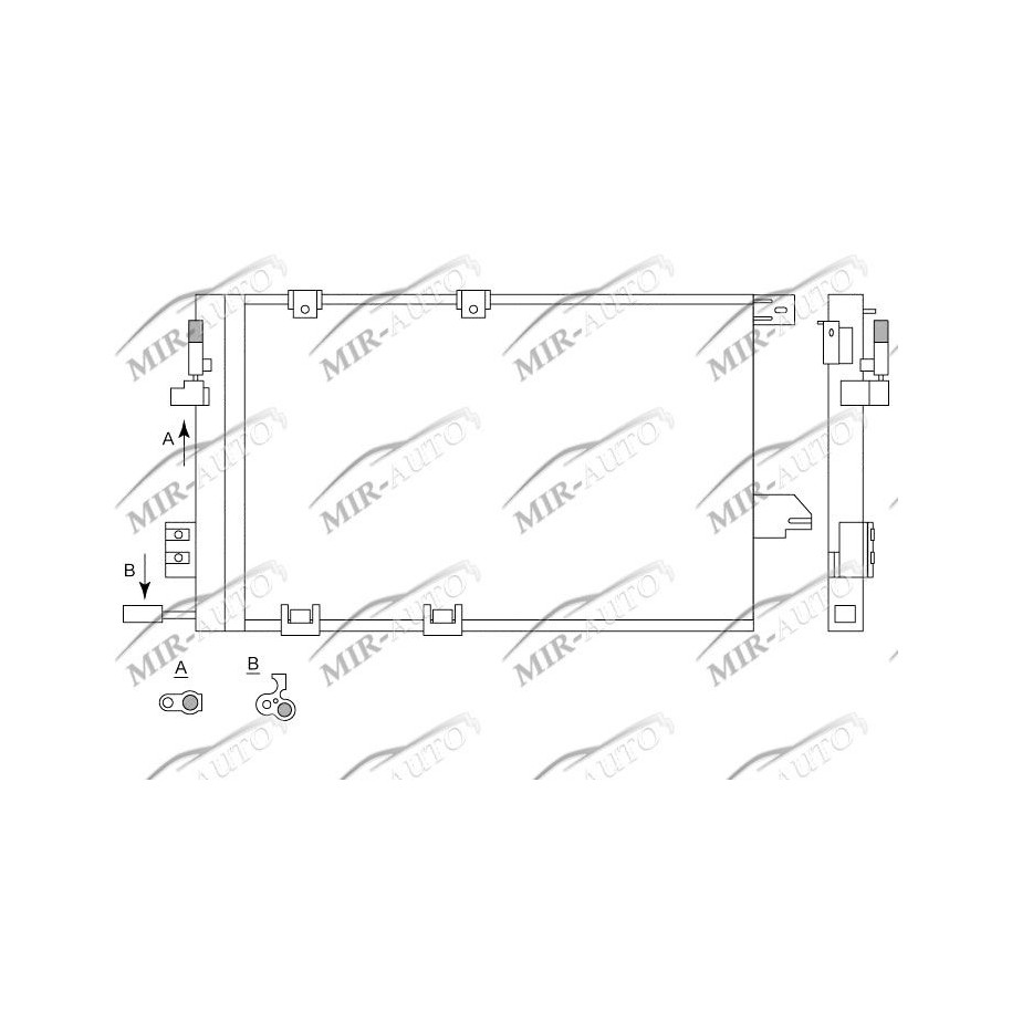 AC condenser without receiver drier