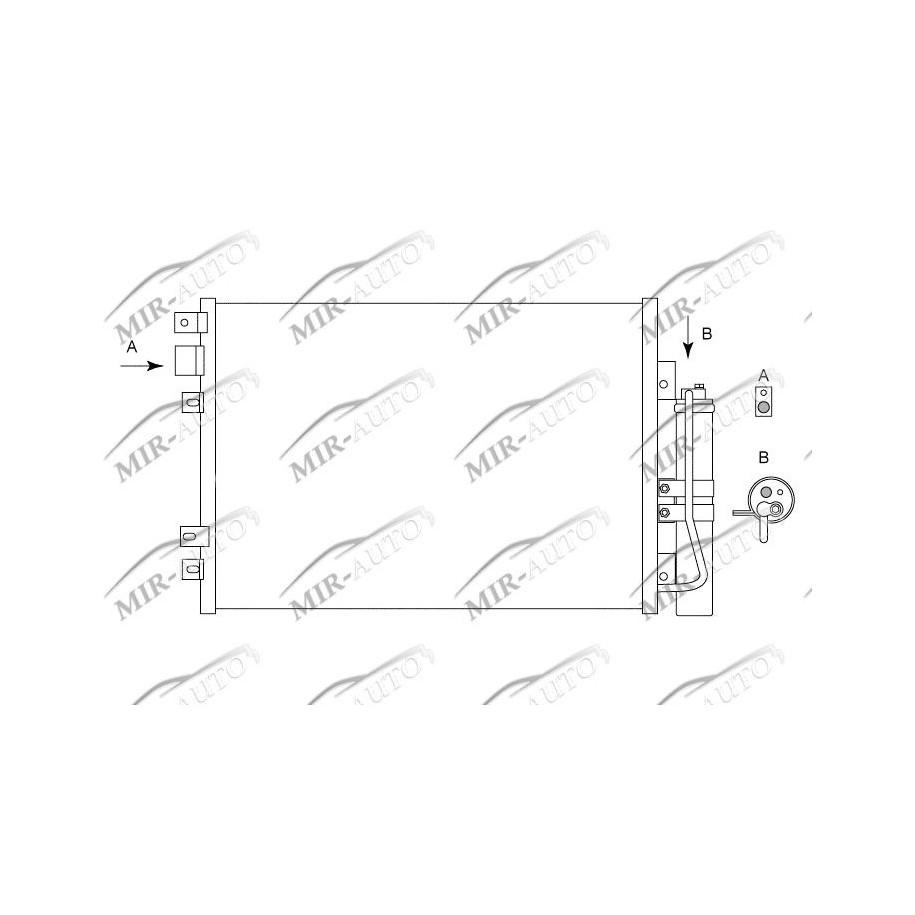 AC condenser without receiver drier