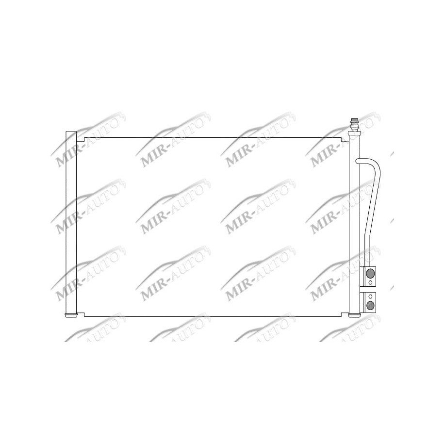 AC condenser without receiver drier