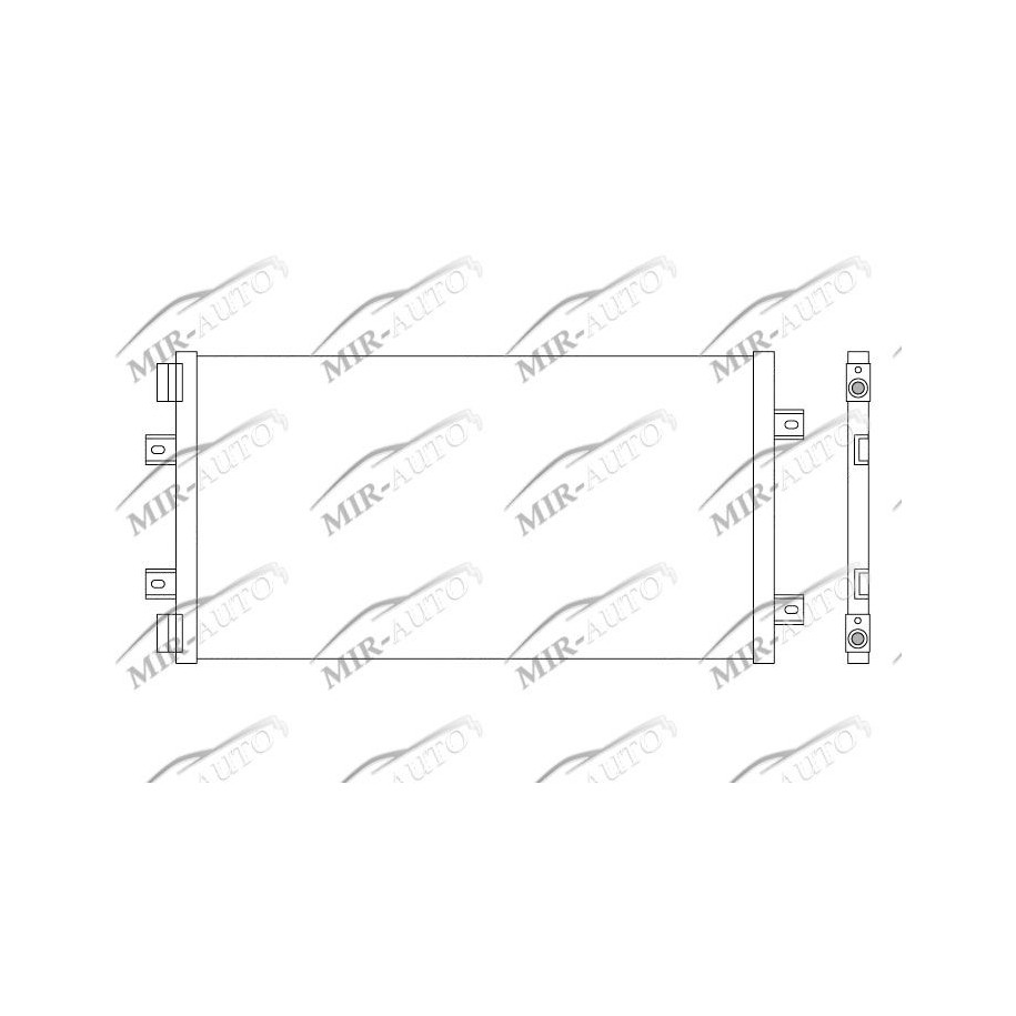 AC condenser without receiver drier