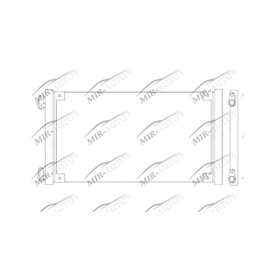 AC condenser without receiver drier