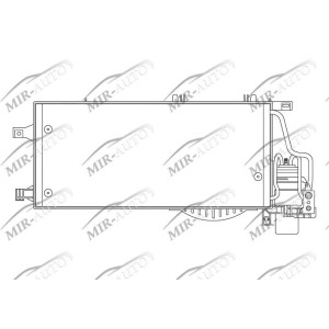 AC condenser without receiver drier