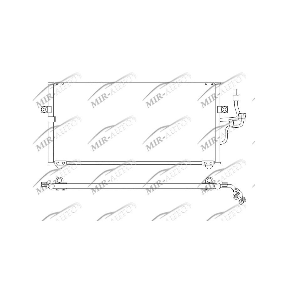 AC condenser without receiver drier