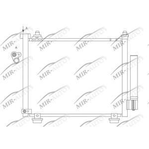 AC condenser without receiver drier