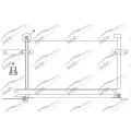 AC condenser without receiver drier