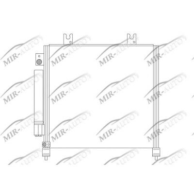 AC condenser without receiver drier