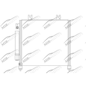 AC condenser without receiver drier