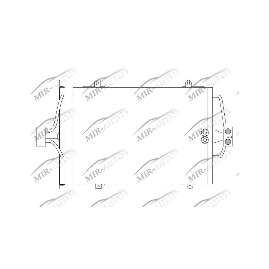 AC condenser without receiver drier