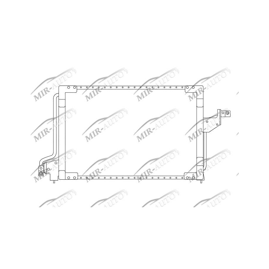 AC condenser without receiver drier