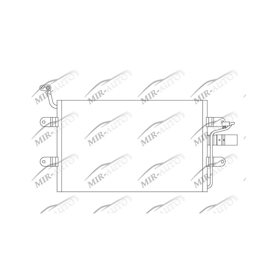 AC condenser without receiver drier