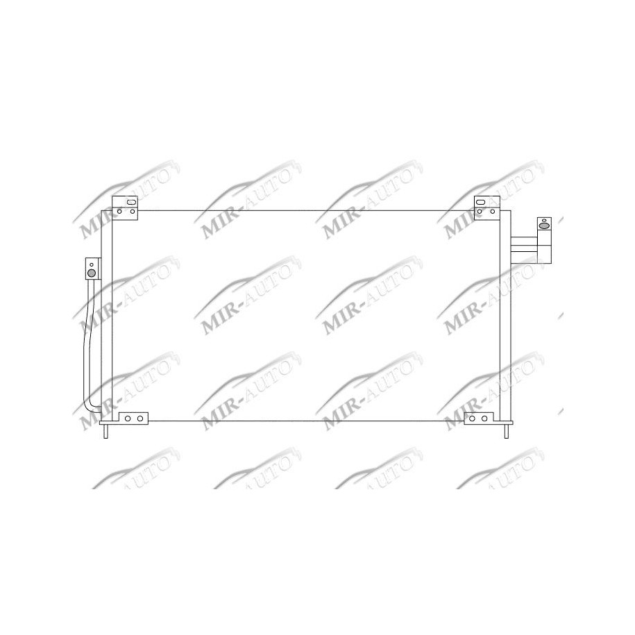 AC condenser without receiver drier