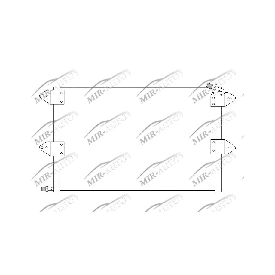 AC condenser without receiver drier