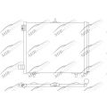 AC condenser with integrated receiver drier