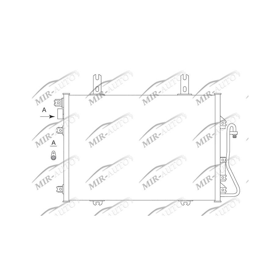 AC condenser without receiver drier