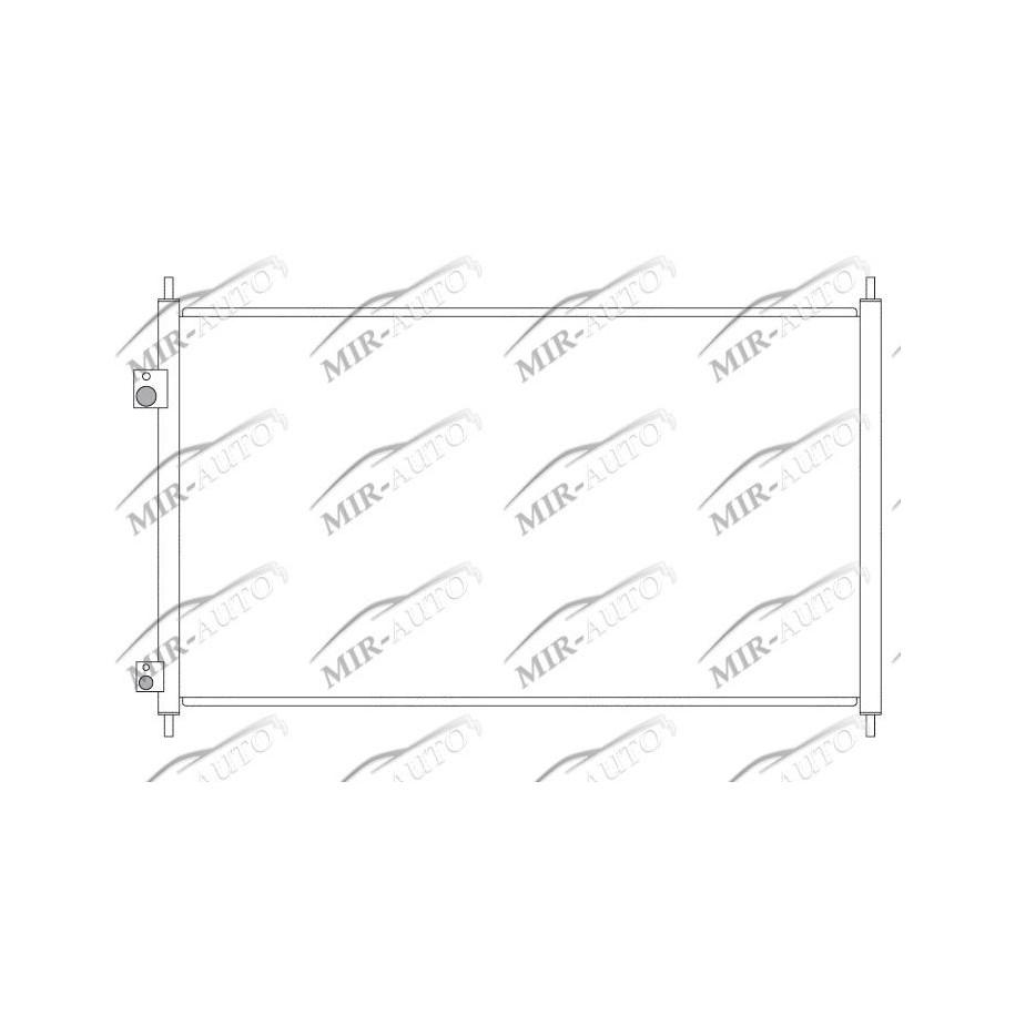 AC condenser without receiver drier