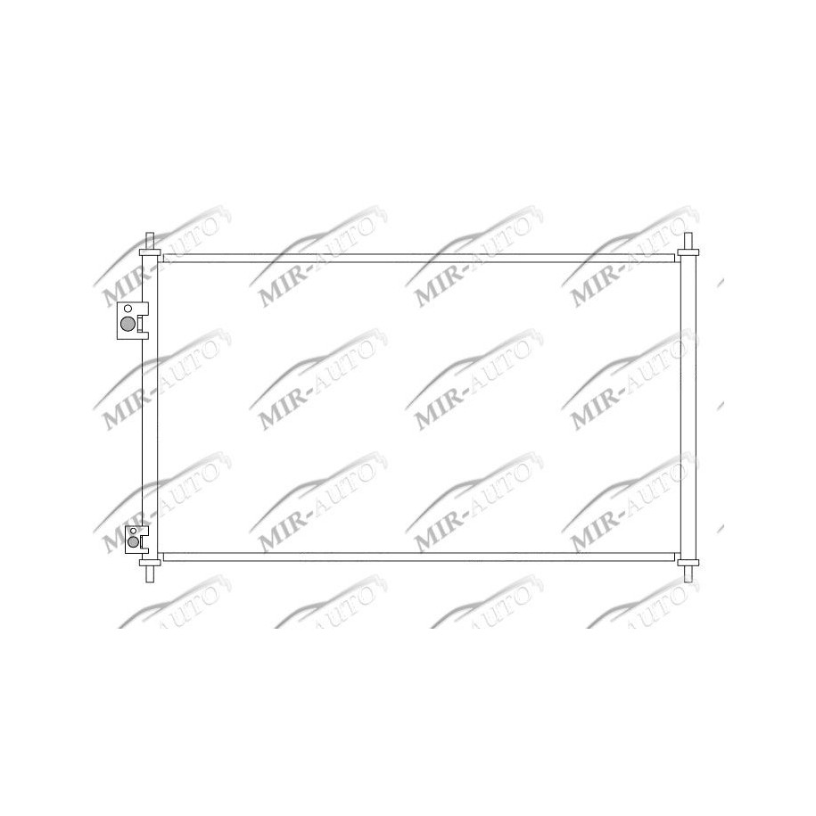 AC condenser without receiver drier