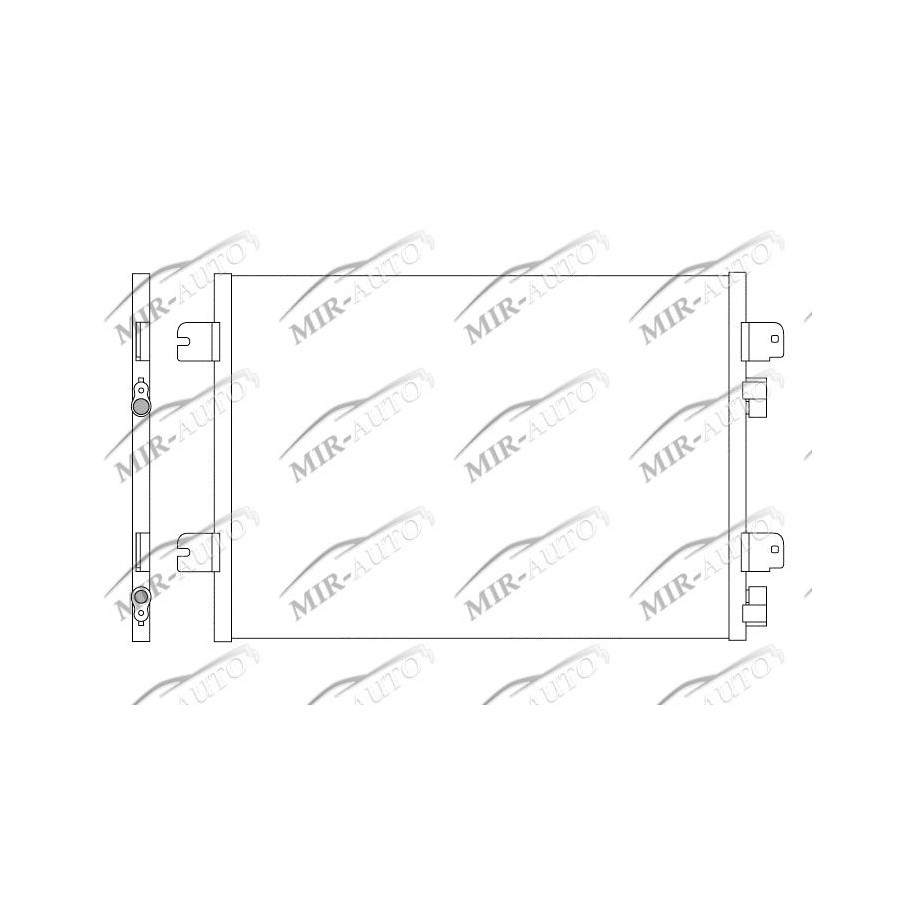 AC condenser without receiver drier