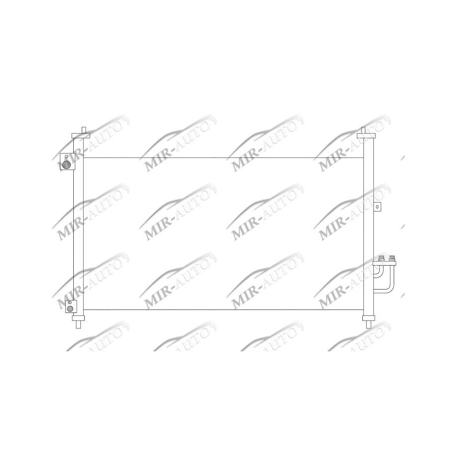 AC condenser without receiver drier