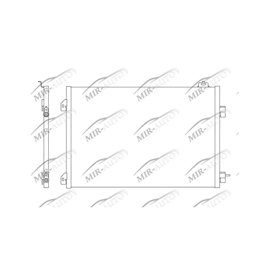 AC condenser without receiver drier