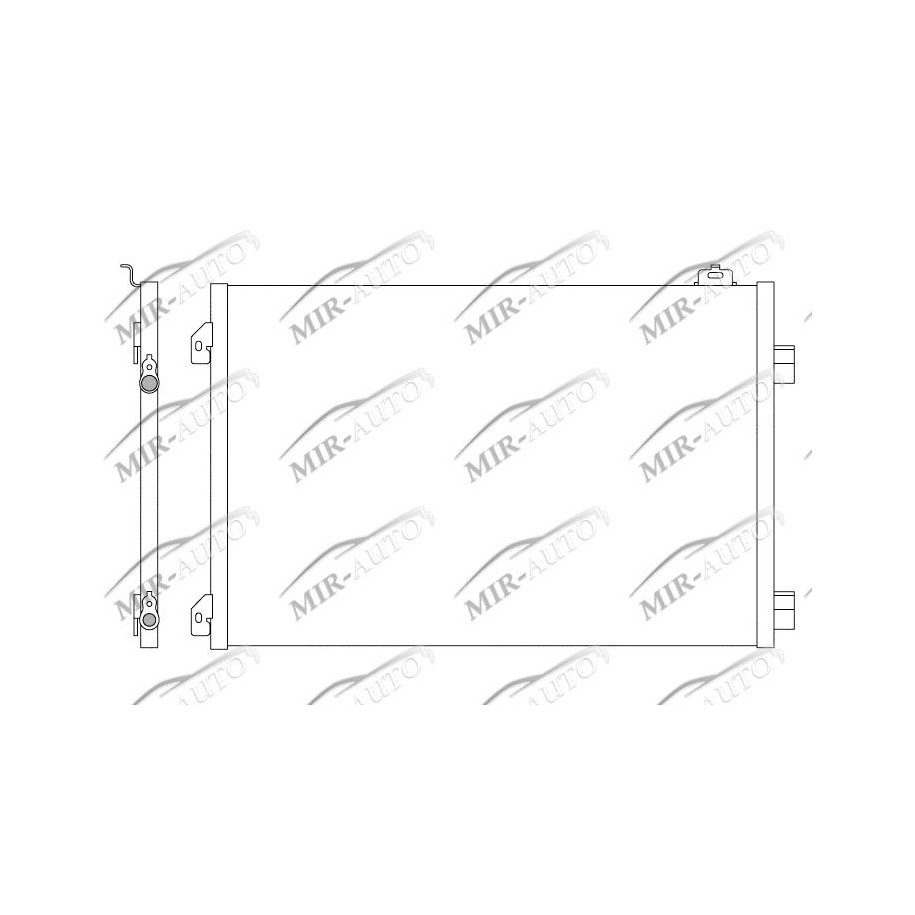 AC condenser without receiver drier