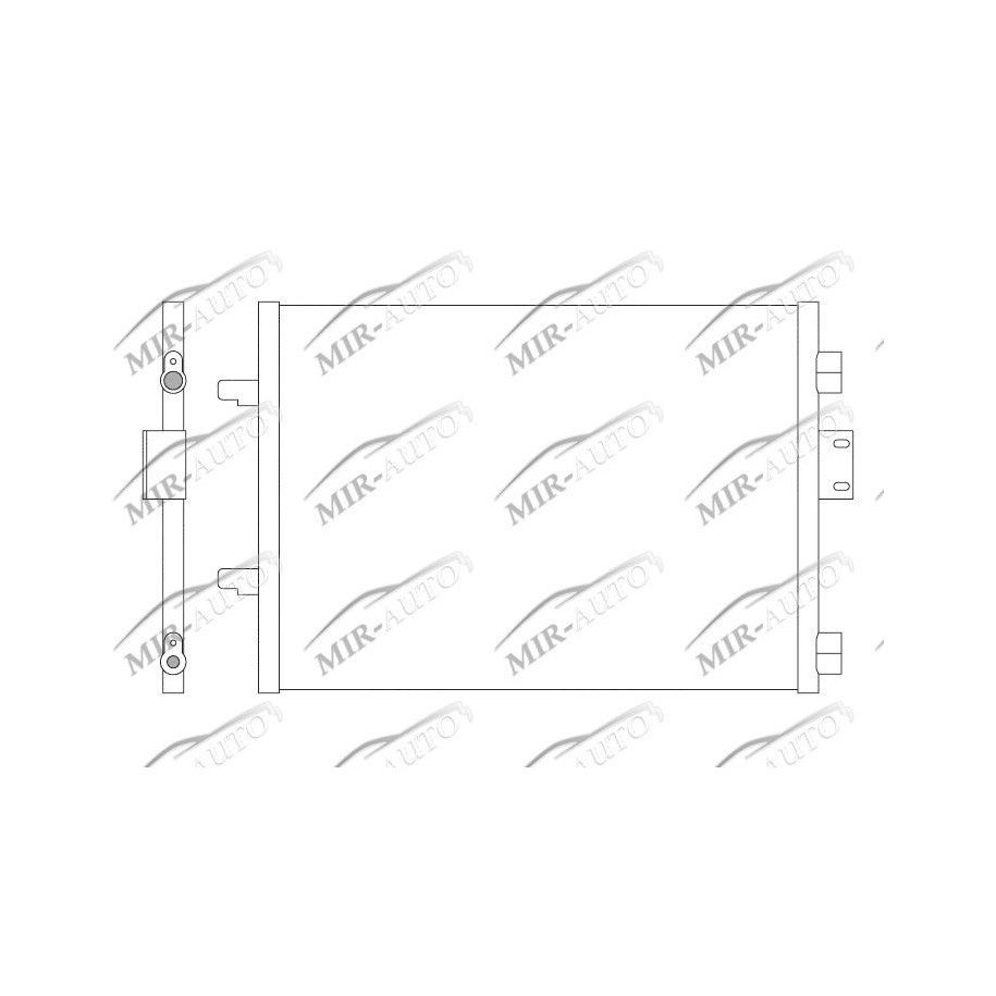 AC condenser without receiver drier