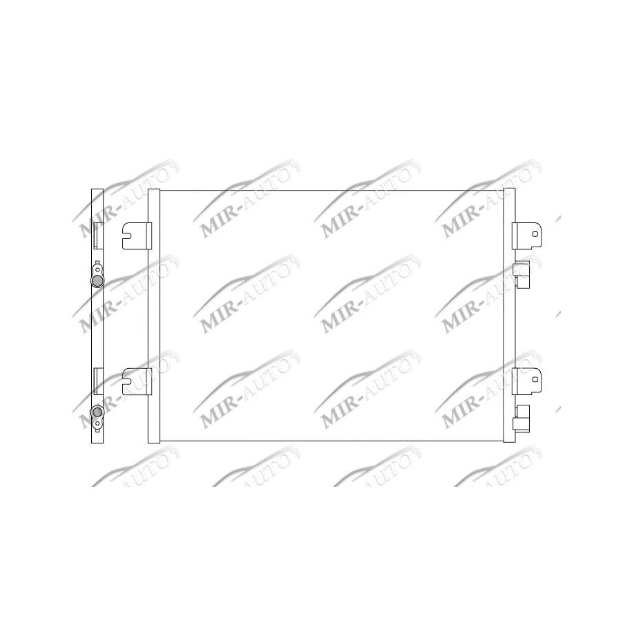 AC condenser without receiver drier