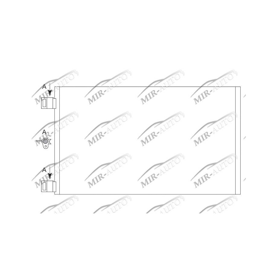 AC condenser without receiver drier