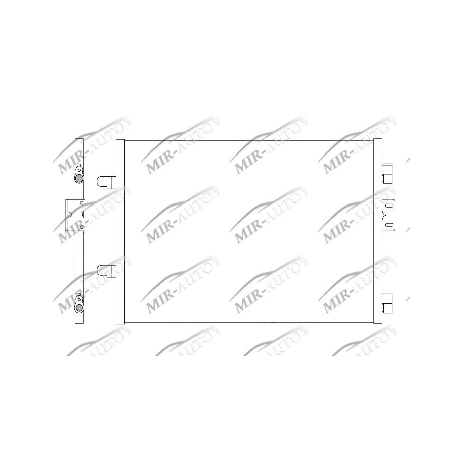 AC condenser without receiver drier