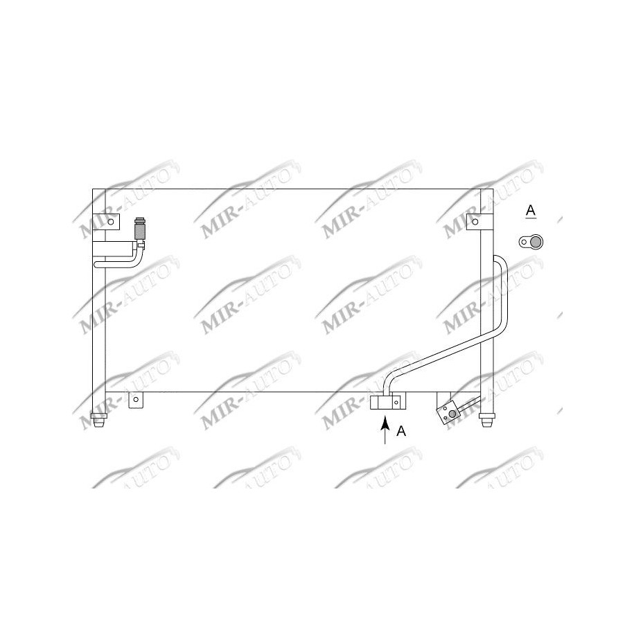 AC condenser without receiver drier