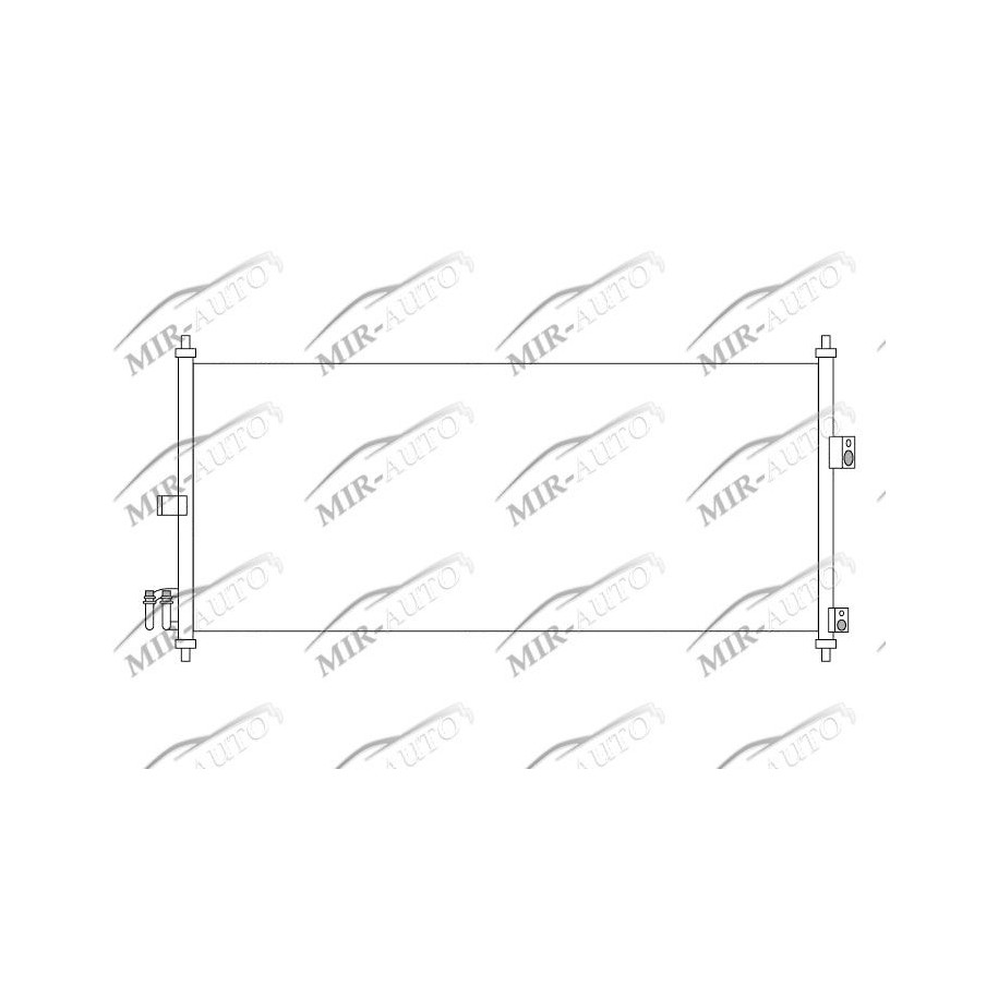 AC condenser without receiver drier