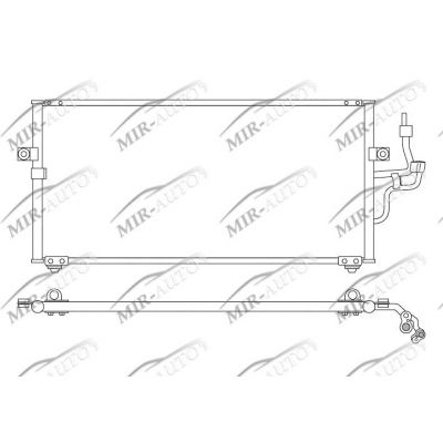 AC condenser without receiver drier