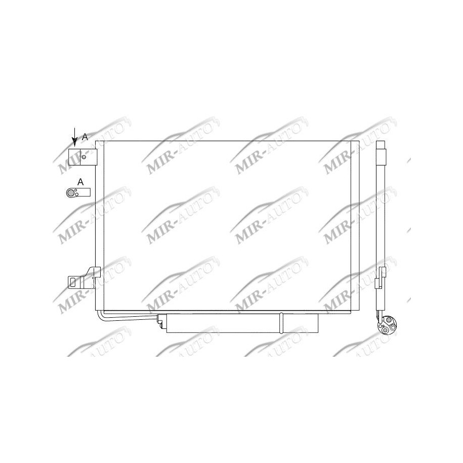 AC condenser without receiver drier