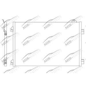 AC condenser without receiver drier